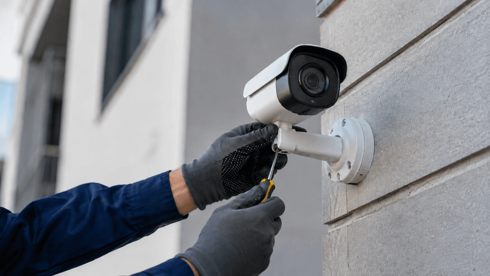 Ajuste e instalación de cámara CCTV por E.K. PROCONS